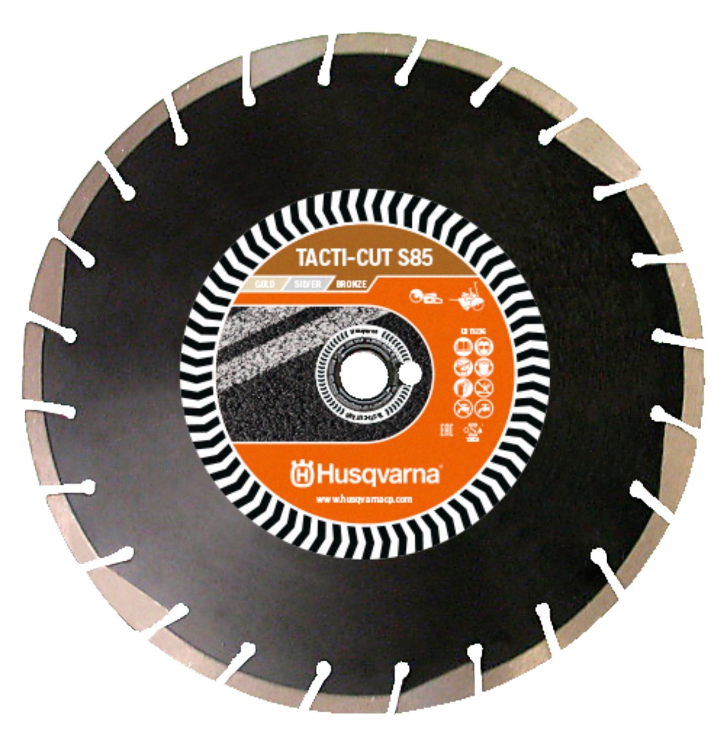 Disc diamantat Husqvarna TACTI-CUT S85 350 mm