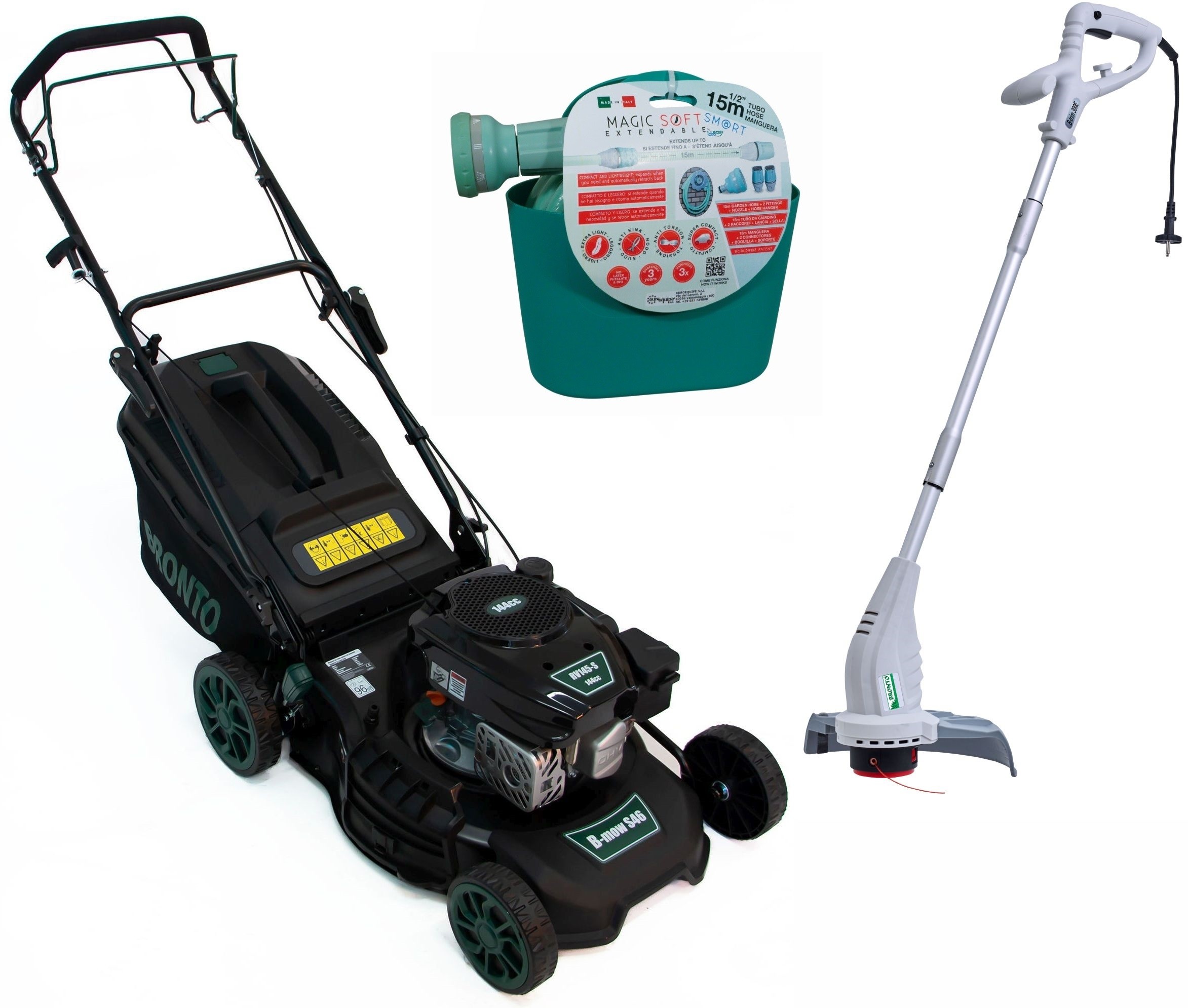 Masina de tuns gazon, pe benzina, cu autopropulsie BRONTO B-mow S46
