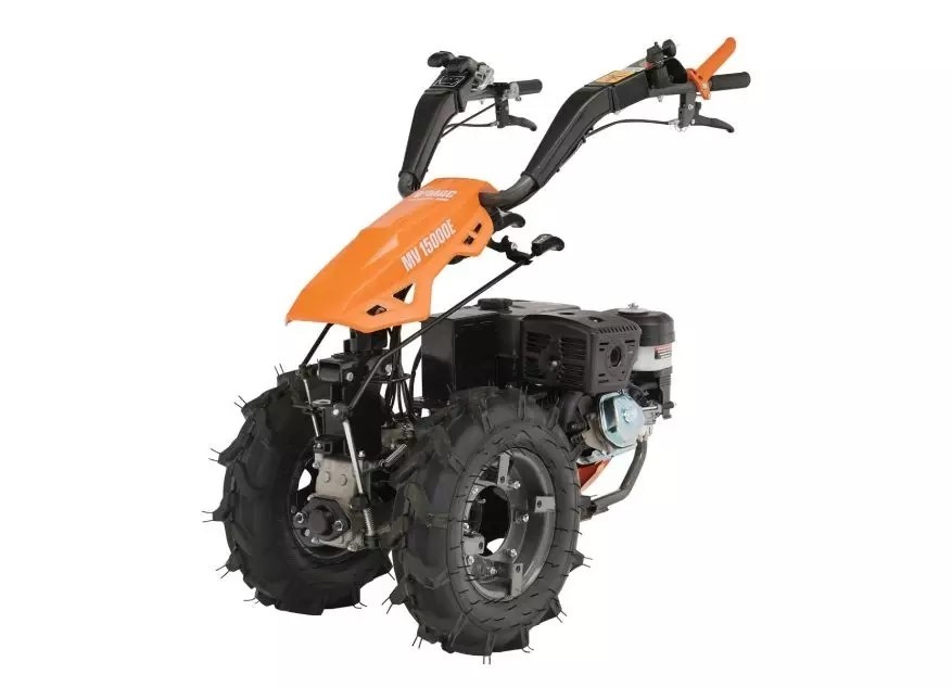  PACHET: MOTOCULTIVATOR O'MAC MV 15000E + FREZA 65cm + SISTEM & MASA 115CM