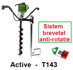 Motoburghiu profesoinal ACTIVE T143 – 2,6 CP --nu contine burghie