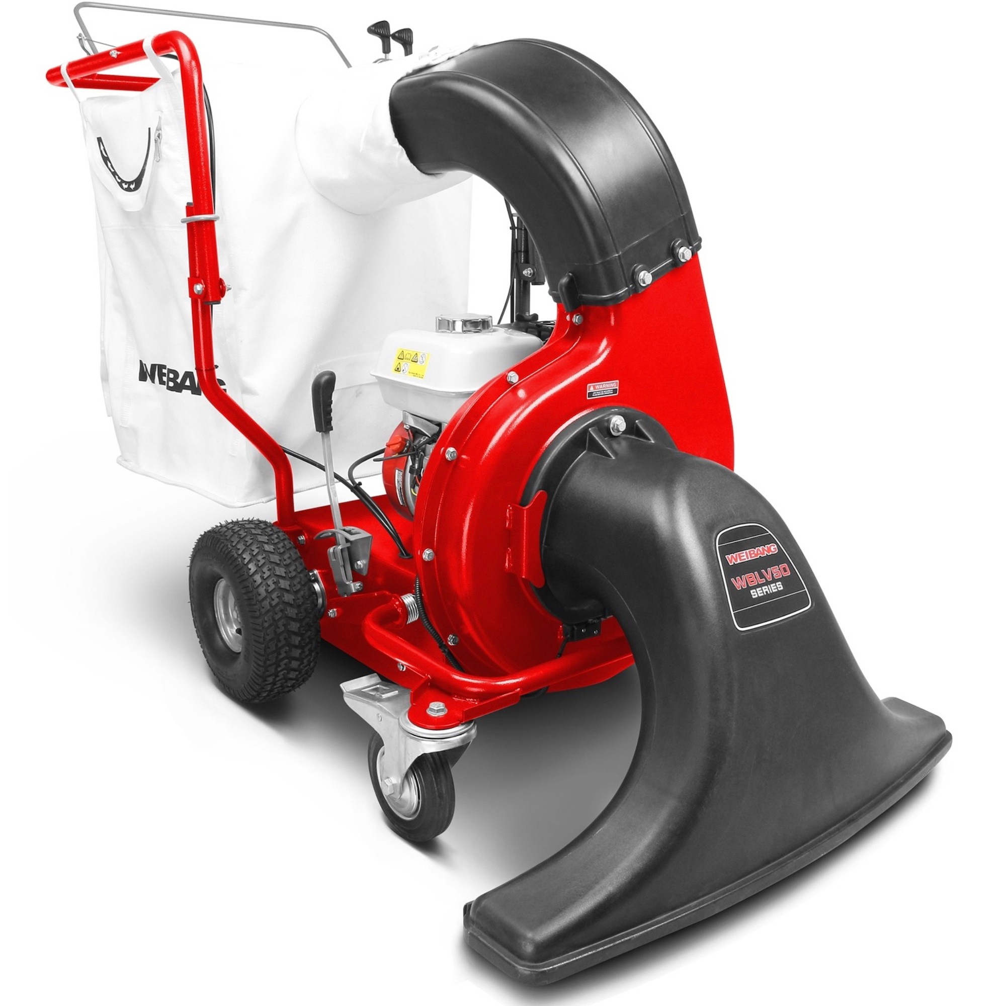 Aspirator de frunze WeiBang WBLV506C cu motor pe benzină, 5 CP